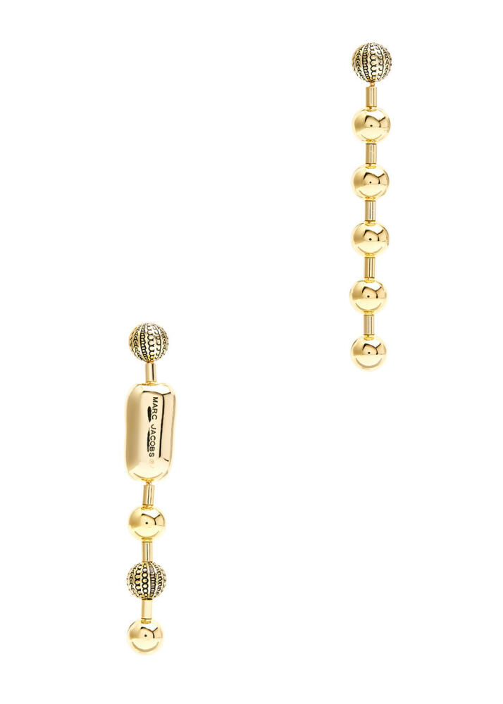 Marc Jacobs The Monogram Ball Chain Drop Earrings - Gold Cover