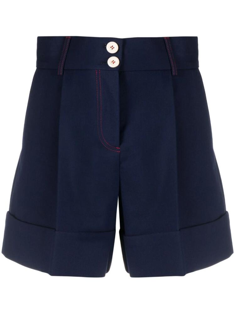 See by Chloé high-waisted shorts - Blue Cover