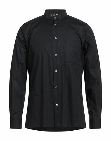 Yoon Man Shirt Black Cotton, Elastane Cover