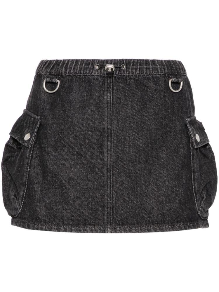 Coperni denim cargo miniskirt - Black Cover