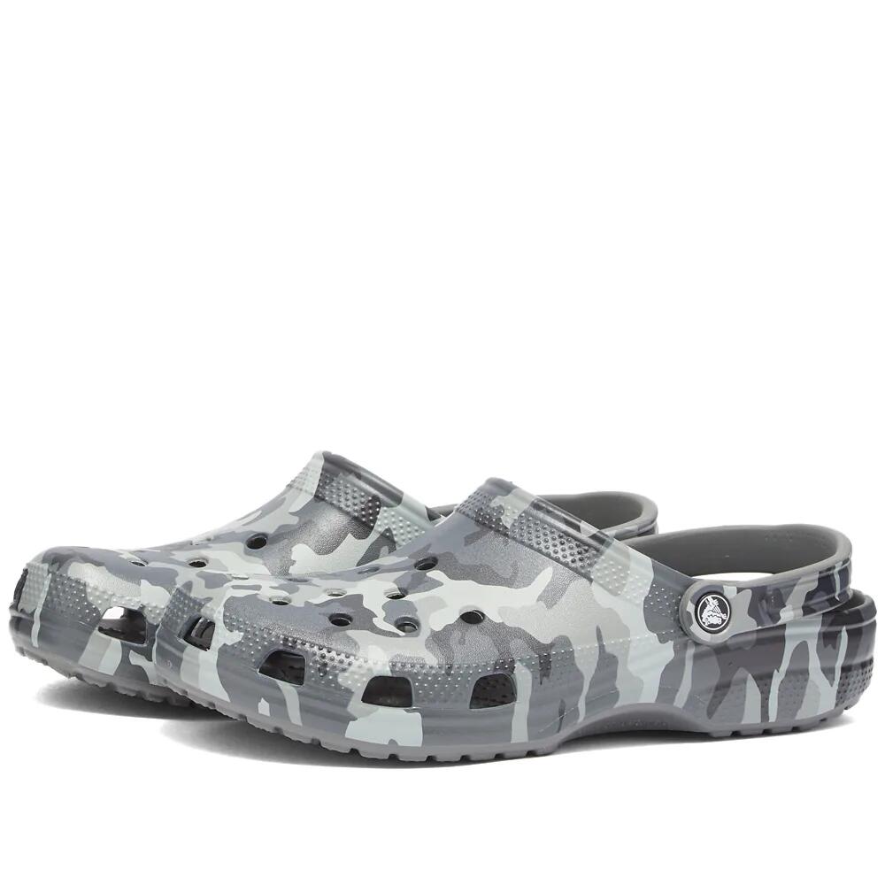 Crocs Classic Printed Camo Clog in Slate Grey/Multi Cover