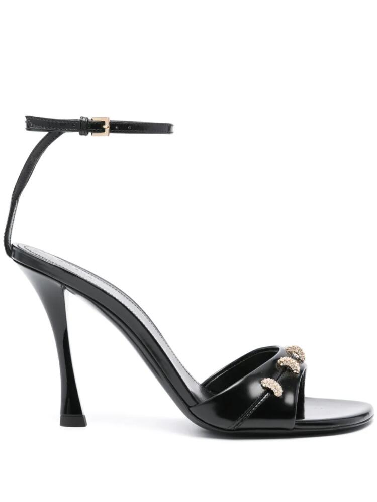 Givenchy 100mm crystal-embellished sandals - Black Cover