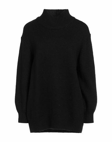 Silvian Heach Woman Turtleneck Black Acrylic, Nylon, Wool, Alpaca wool, Elastane Cover