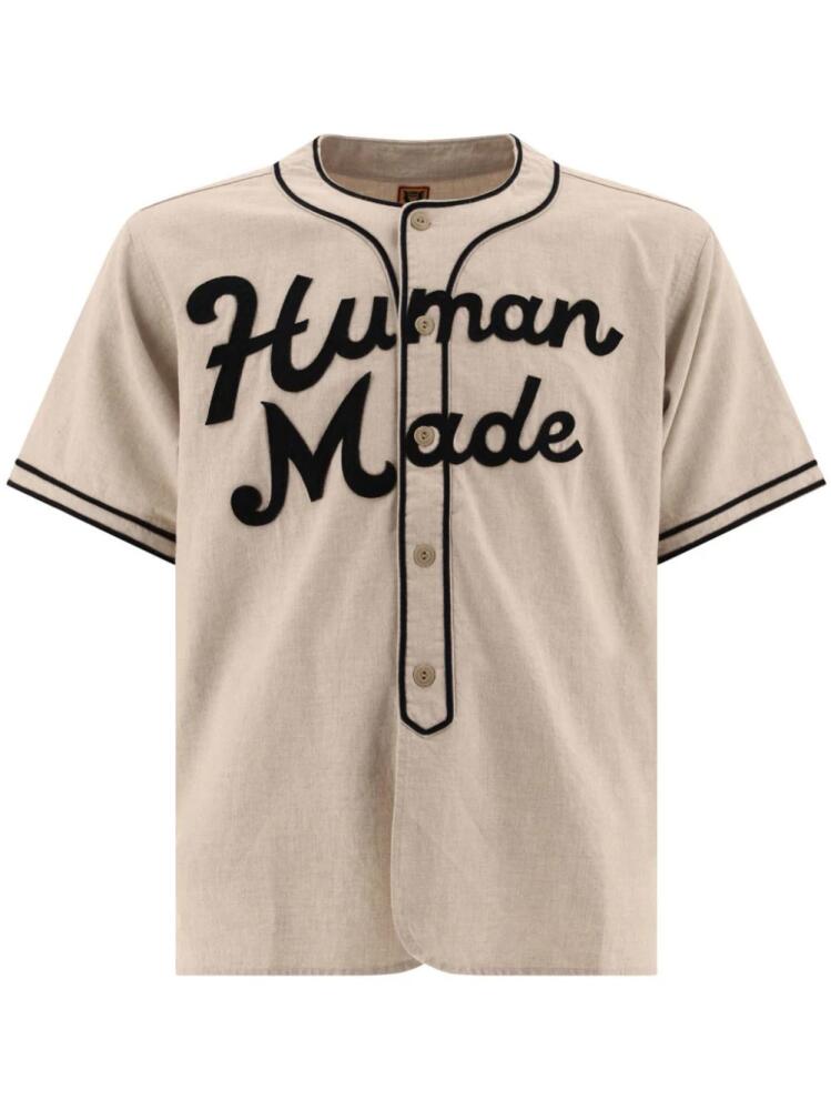 Human Made cotton baseball shirt - Neutrals Cover