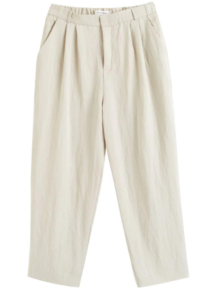 Chinti & Parker straight-leg cropped trousers - White Cover