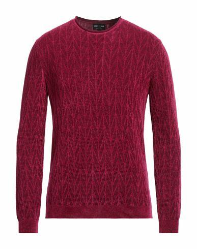 Giorgio Armani Man Sweater Fuchsia Viscose, Virgin Wool, Cotton Cover