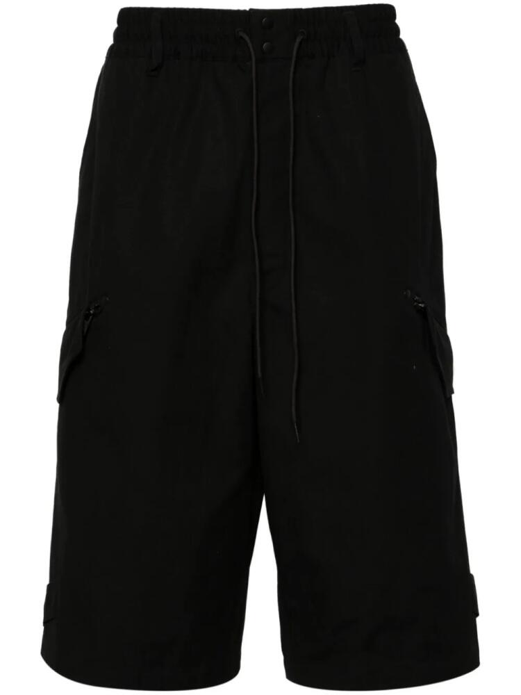 Y-3 Workwear cotton bermuda shorts - Black Cover