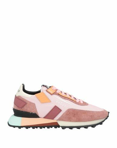 Ghōud Venice Woman Sneakers Light pink Soft Leather, Textile fibers Cover