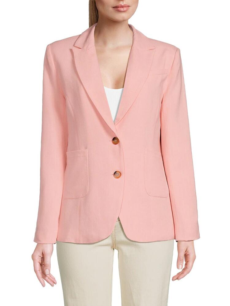 Walter Baker Women's Felix Linen Blend Blazer - Grapefruit Cover