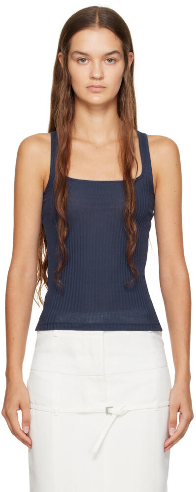 JACQUEMUS Navy Le Chouchou 'Le Débardeur Caraco' Tank Top Cover