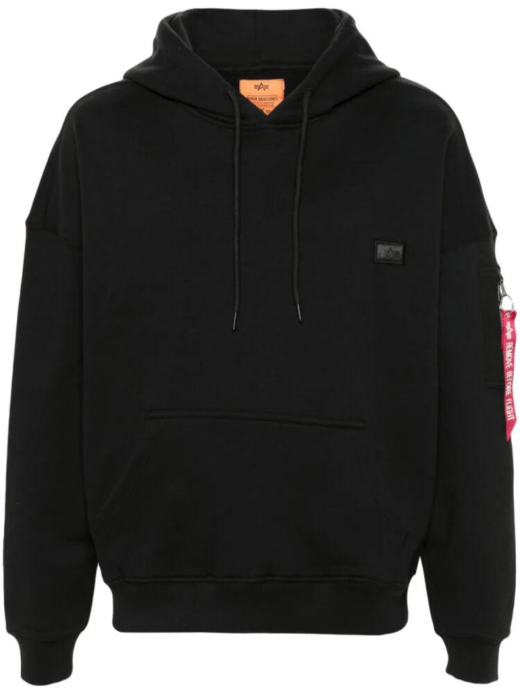 Alpha Industries Essentials cotton hoodie - Black Cover