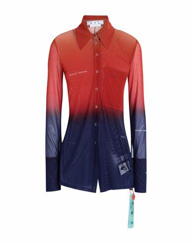 Off-white Woman Shirt Red Polyamide, Elastane Cover