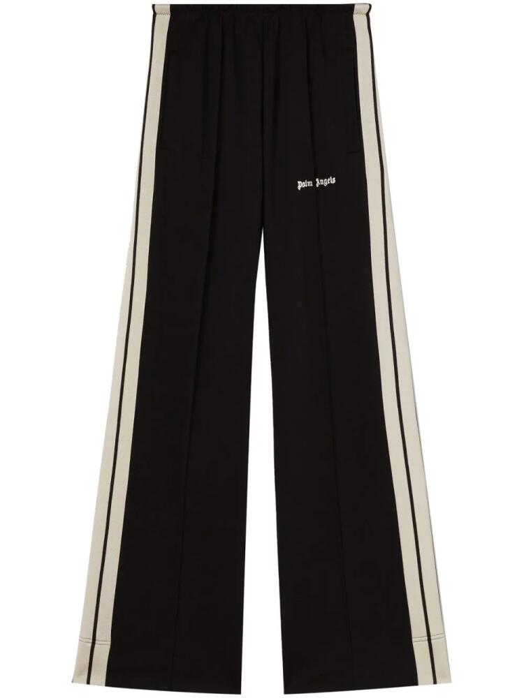 Palm Angels stripe-detail loose-fit track pants - Black Cover