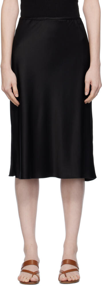 Nanushka Black Zarina Midi Skirt Cover