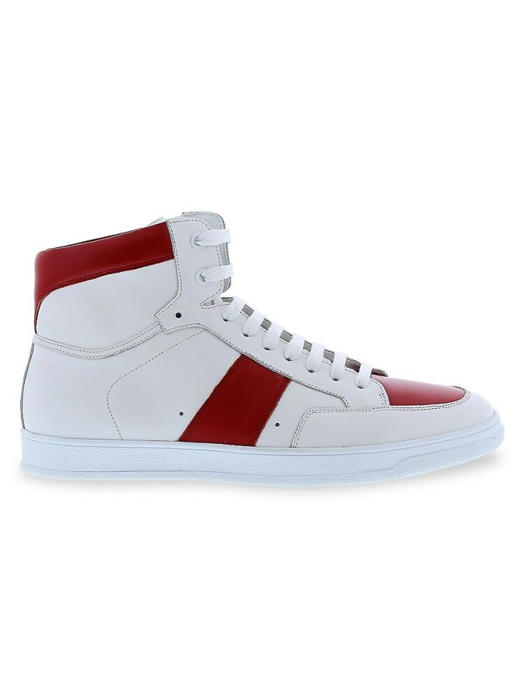 English Laundry Men's Connor Leather High Top Sneakers - White Cover