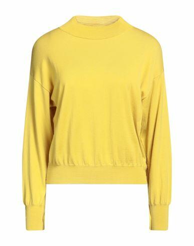 Zanone Woman Sweater Mustard Virgin Wool, Polyamide Cover