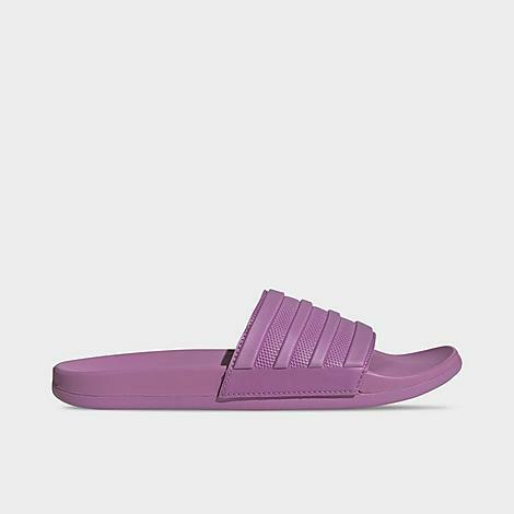 Adidas Men's adilette Comfort Slide Sandals in Purple/Preloved Purple Cover