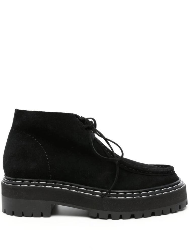 Proenza Schouler LUG SOLE PLATFORM LOAFERS - Black Cover