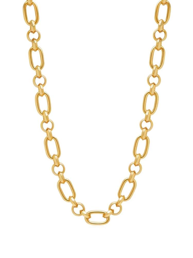 Nialaya Jewelry gold plated figaro-link chain Cover