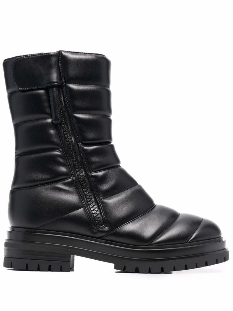 Gianvito Rossi Eiko padded combat boots - Black Cover