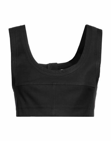 Jil Sander Woman Top Black Cotton, Polyester Cover