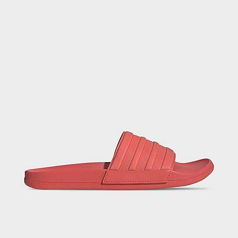 Adidas Men's adilette Comfort Slide Sandals in Red/Preloved Scarlet Cover