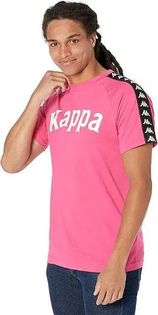 Kappa 222 Banda Balima (Fuchsia Pink/Black/White Antique) Men's Clothing Cover