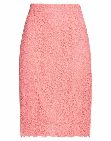 Diana Gallesi Woman Midi skirt Salmon pink Polyamide, Viscose, Cotton Cover