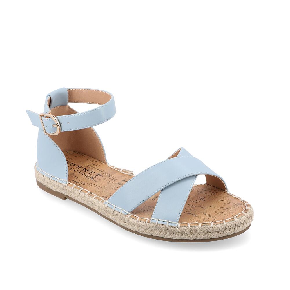 Journee Collection Wide Width Lyddia Espadrille Sandal | Women's | Blue Cover