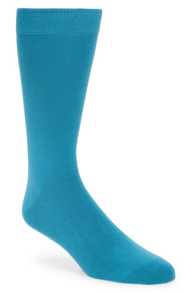 Sunspel Cotton Blend Crew Socks in Reef Cover