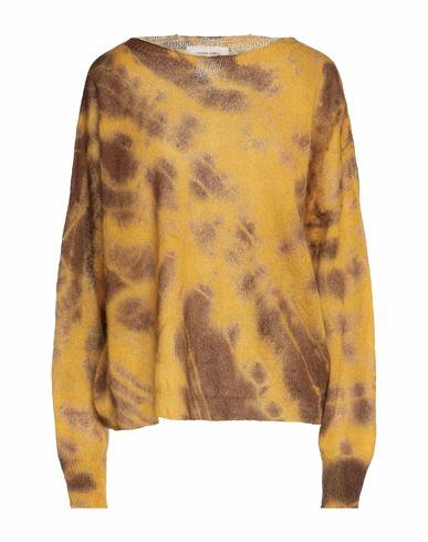 Liviana Conti Woman Sweater Ocher Mohair wool, Polyamide, Wool Cover