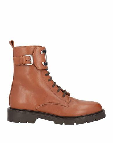 Carmens Woman Ankle boots Tan Soft Leather Cover