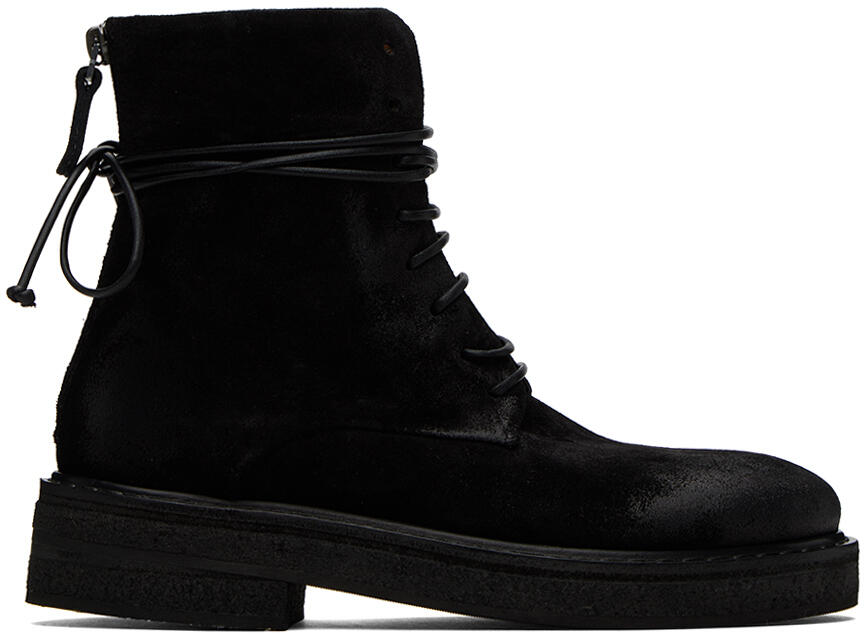 Marsèll SSENSE Exclusive Black Parrucca Boots Cover