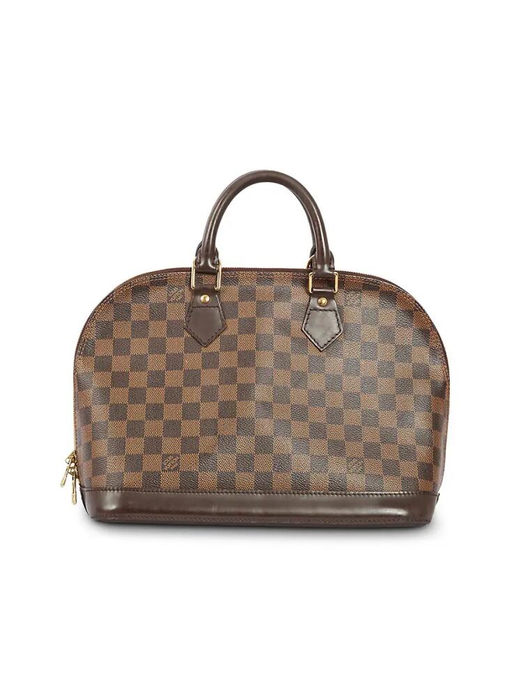 Louis Vuitton Women's The Alma PM Damier Ebene Top Handle Bag - Brown Cover