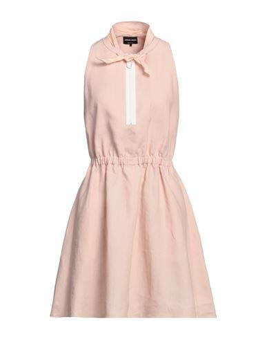 Giorgio Armani Woman Mini dress Blush Linen, Cotton Cover