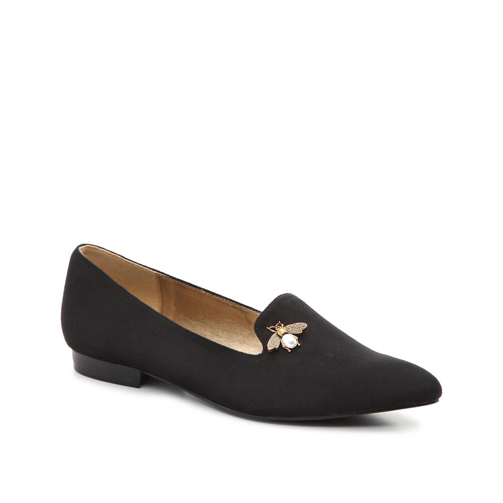 Bellini Wide Width Beam Loafer | Women's | Black Faux Suede Cover