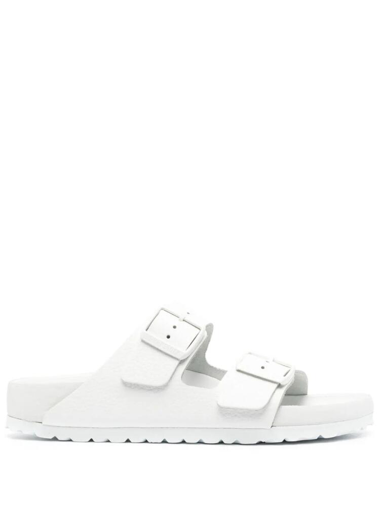 Birkenstock Arizone leather slides - White Cover