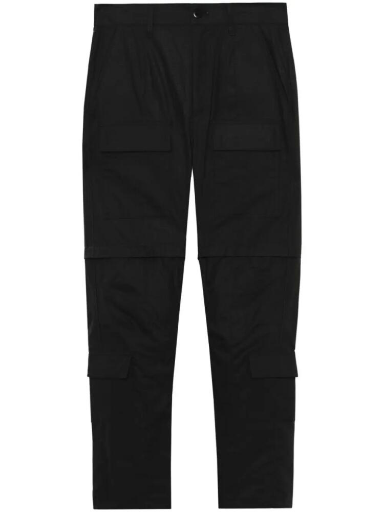 John Elliott tapered-leg ripstop cargo trousers - Black Cover