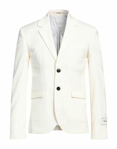 Zadig & voltaire Man Blazer White Wool Cover