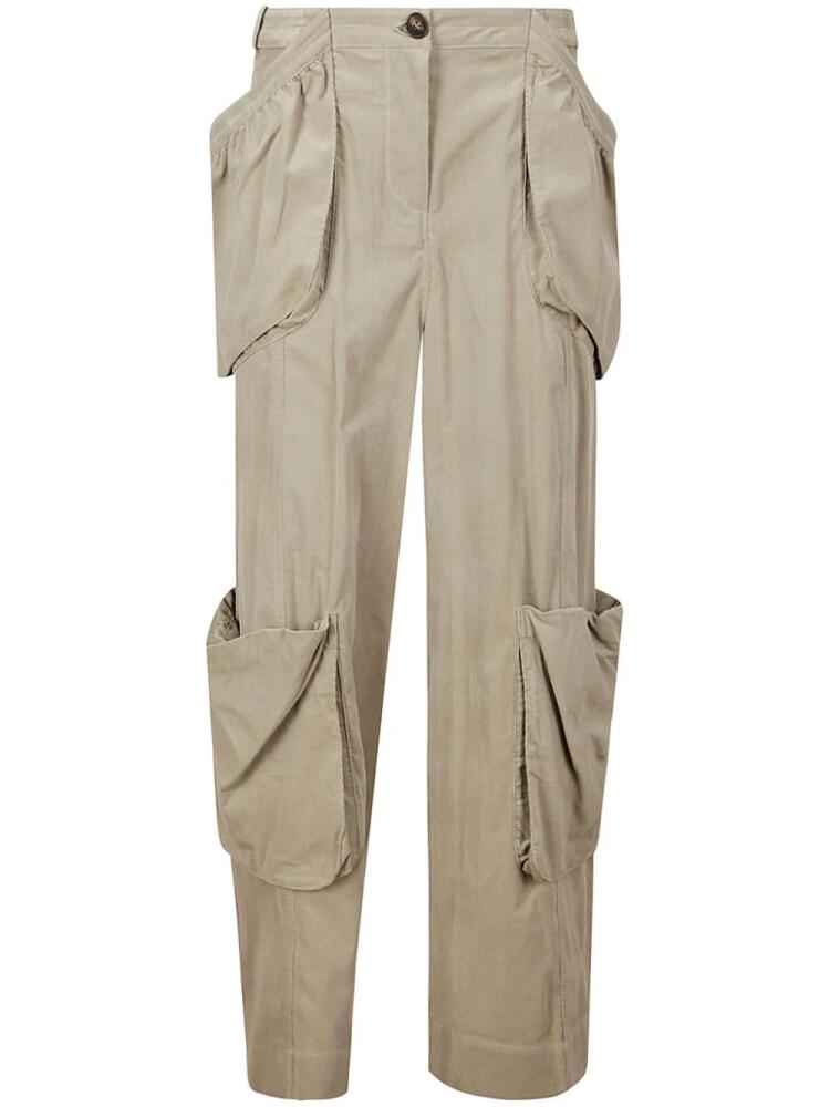 Low Classic Corduroy Bubble cargo trousers - Neutrals Cover