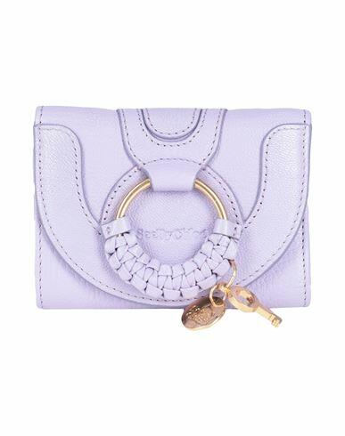 See By Chloé Woman Wallet Lilac Goat skin Cover