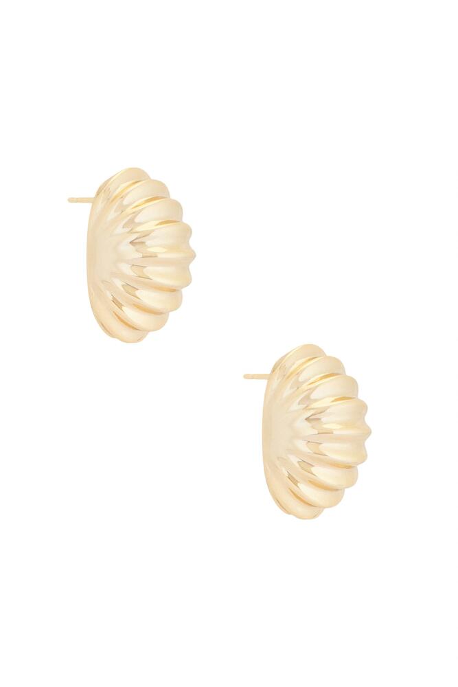 MEGA Snail Earring in Metallic Gold Cover