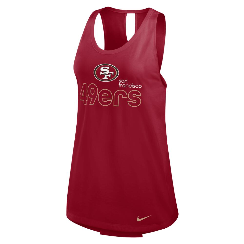 San Francisco 49ers Nike Women's Dri-FIT NFL Tank Top in Red Cover