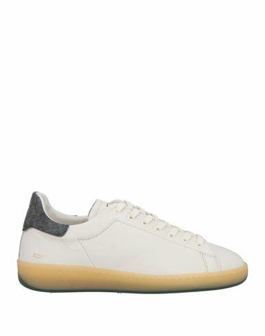 Ed Parrish Man Sneakers Off white Leather Cover