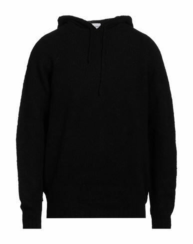 Scaglione Man Sweater Black Merino Wool, Recycled cashmere, Polyamide Cover