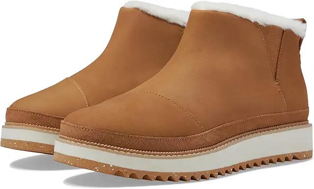 TOMS Marlo (Water-Resistant Tan Leather/Suede) Women's Boots Cover