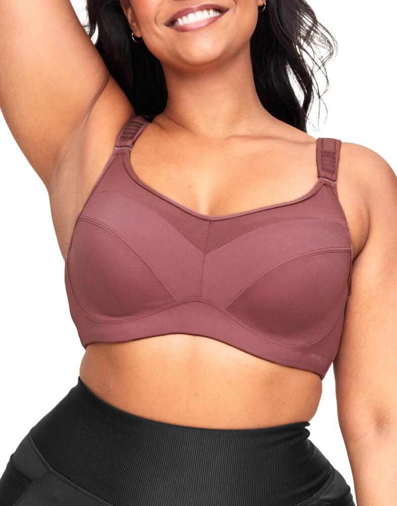 Adore Me Maho High-Impact Sports Bra in Dark Brown Cover