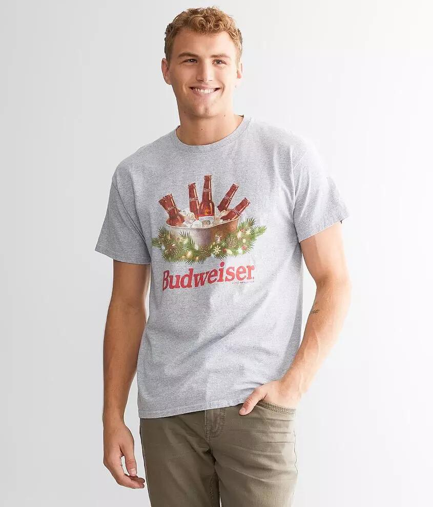 Junkfood Budweiser Holiday T-Shirt Cover