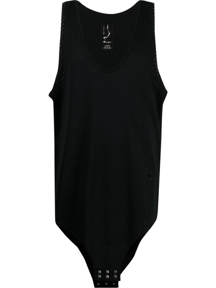 Rick Owens X Champion mesh tank top - Black Cover