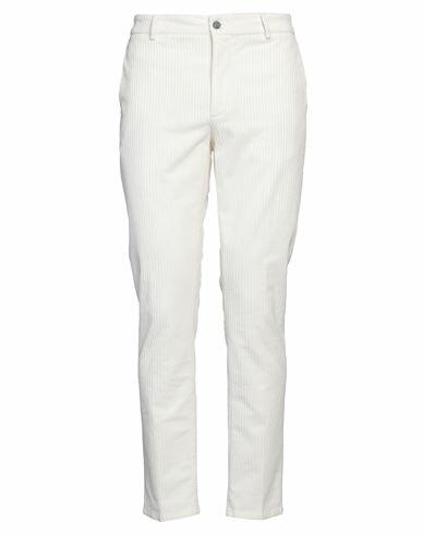 Teleria Zed Man Pants White Cotton, Elastane Cover